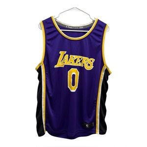 Russell Westbrook Lakers Jersey #0 Fanatics Authentic Size Large/48